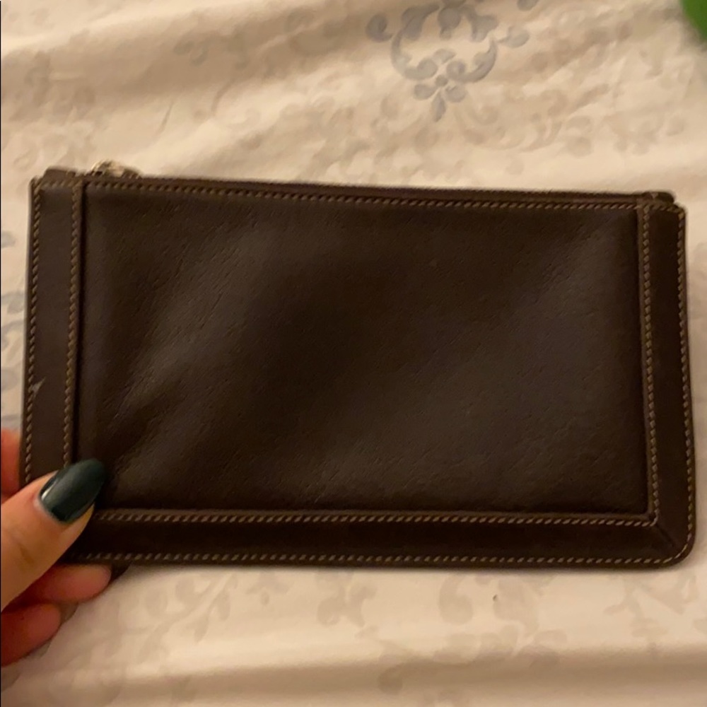 brown coach wallet